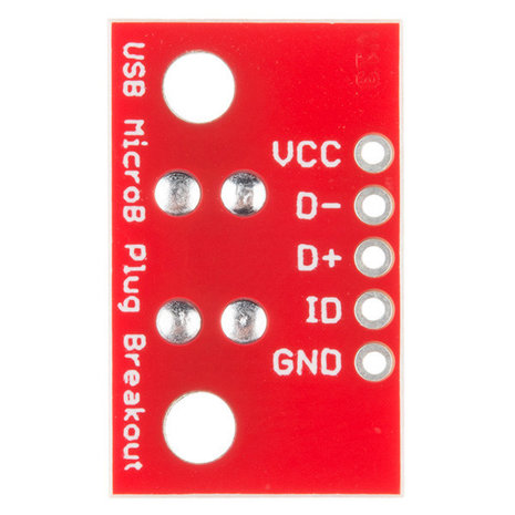 USB MicroB Plug Breakout Sparkfun 10031