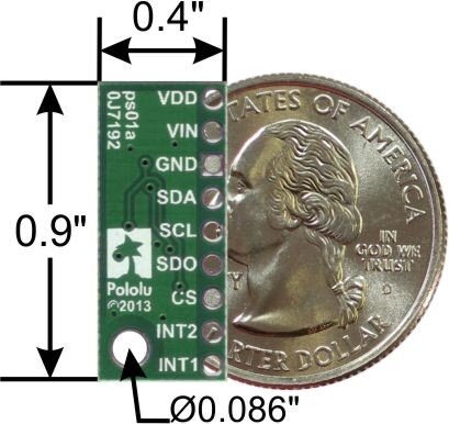 LPS331AP Pressure/Altitude Sensor Carrier with Voltage Regulator  Pololu 2126