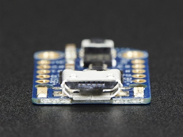 Trinket - Mini Microcontroller - 3.3V Logic - MicroUSB  Adafruit 1500