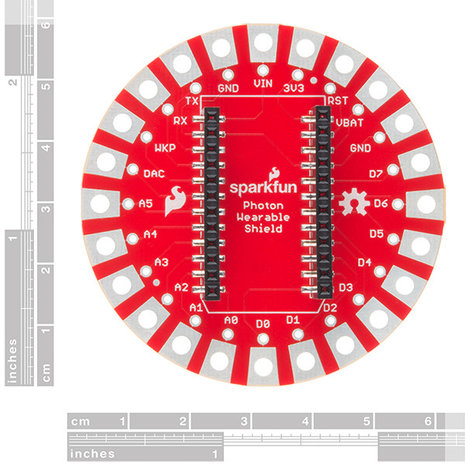 Photon Wearable Shield  Sparkfun 13842