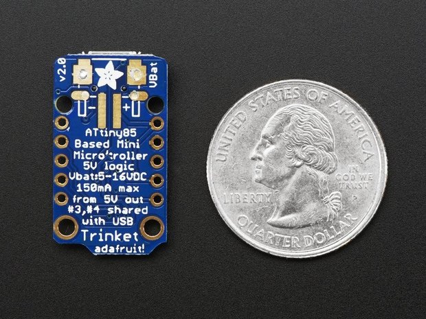 Trinket - Mini Microcontroller - 5V Logic   Adafruit 1501