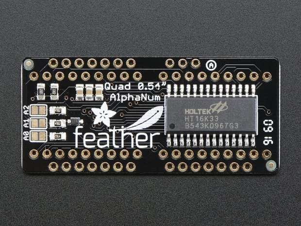 14-Segment Alphanumeric LED FeatherWing  Adafruit 3089