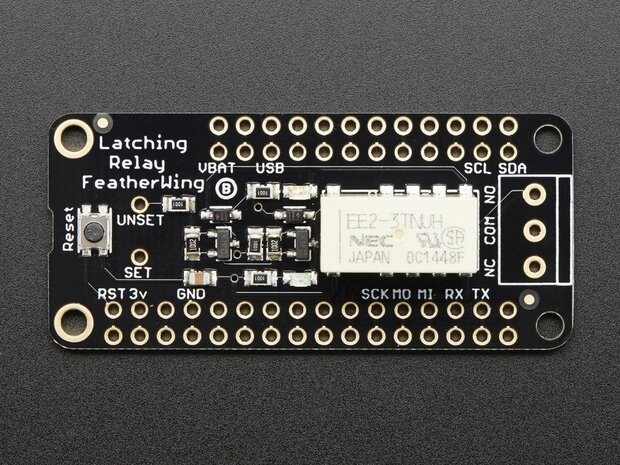 Latching Mini Relay FeatherWing  Adafruit 2923