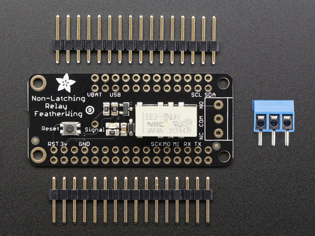 Non-Latching Mini Relay FeatherWing  Adafruit 2895