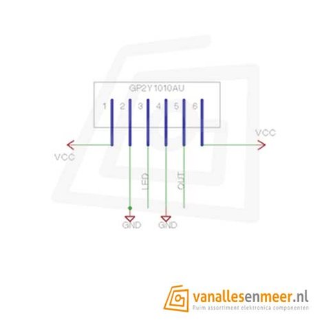 GP2Y1010AU0F stof sensor module