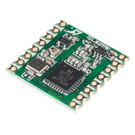 RFM69HCW Wireless Transceiver - 434MHz Sparkfun 13910