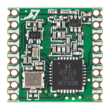 RFM69HCW Wireless Transceiver - 915MHz Sparkfun 13909