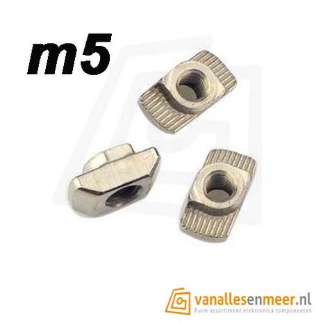 T-sleuf hamer m5 6mm sleuf 