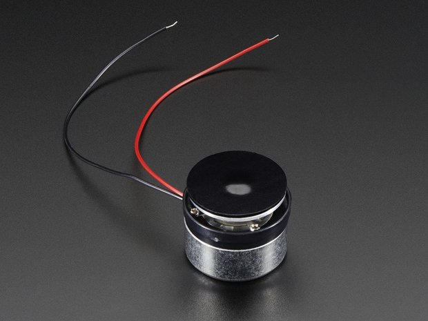 Medium Surface Transducer with Wires - 4 Ohm 3 Watt  Adafruit 1785