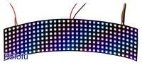 Addressable RGB 8x32-LED Flexible Panel, 5V, 10mm Grid  Pololu 2534