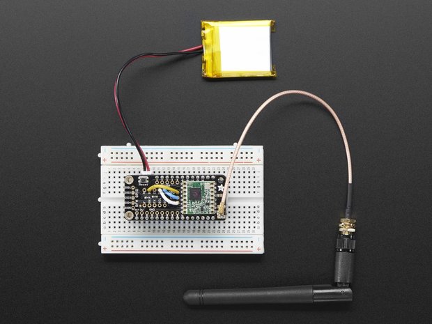 Radio FeatherWing - RFM69HCW 433MHz  Adafruit 3230