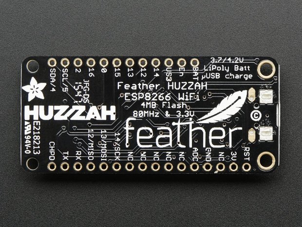 Feather HUZZAH with ESP8266 WiFi  Adafruit 2821