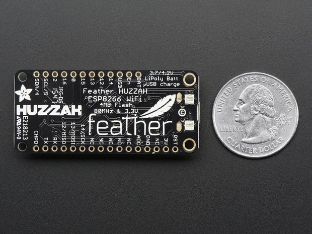 Feather HUZZAH with ESP8266 WiFi  Adafruit 2821