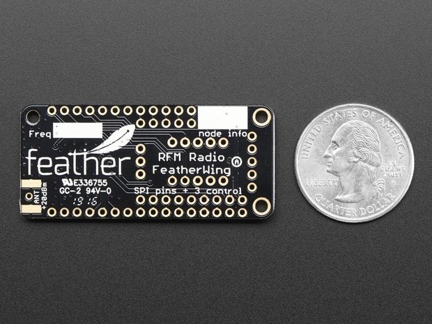 LoRa Radio FeatherWing - RFM95W 433 MHz  Adafruit 3232