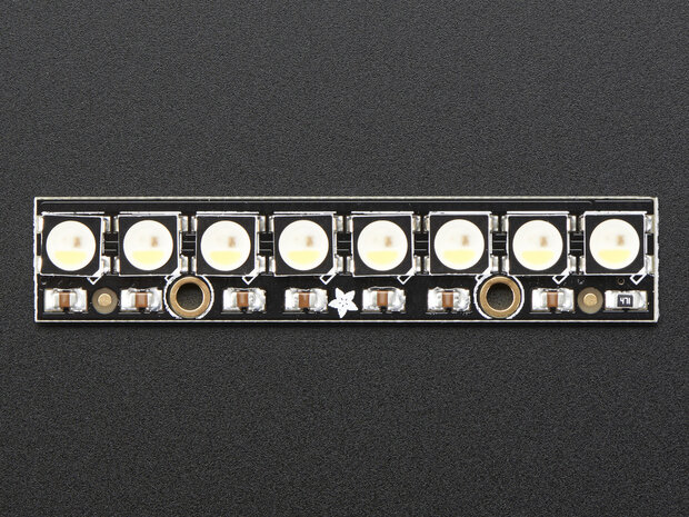 NeoPixel Stick - 8 x 5050 RGBW LEDs - Cool White - 6000K   Adafruit 2869