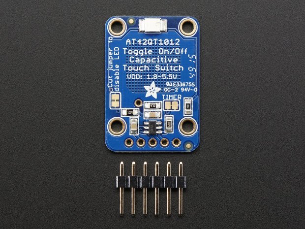 Standalone Toggle Capacitive Touch Sensor Breakout - AT42QT1012 Adafruit 1375