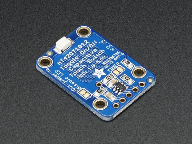 Standalone Toggle Capacitive Touch Sensor Breakout - AT42QT1012 Adafruit 1375