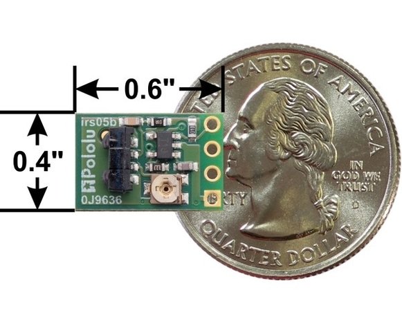 38 kHz IR Proximity Sensor, Fixed Gain, High Brightness Pololu 2578