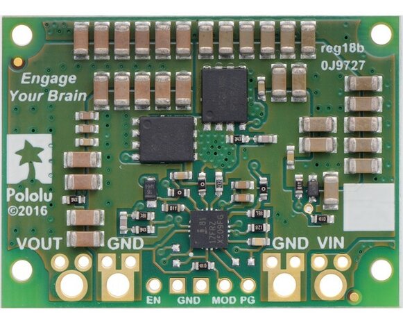 7.5V, 15A Step-Down Voltage Regulator D24V150F7 Pololu 2883