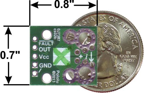 ACS709 Current Sensor Carrier -75A to +75A Pololu 2453