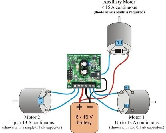 TReX Dual Motor Controller DMC01 Pololu 777