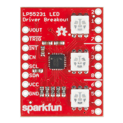 LED Driver Breakout - LP55231 Sparkfun 13884