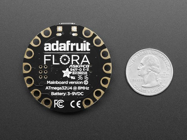FLORA - Wearable electronic platform: Arduino-compatible - v3  Adafruit 659