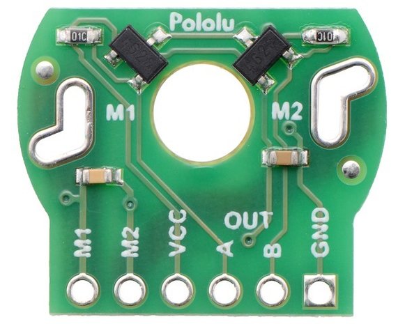 Magnetic Encoder Pair Kit for 20D mm Metal Gearmotors, 20 CPR, 2.7-18V Pololu 3499