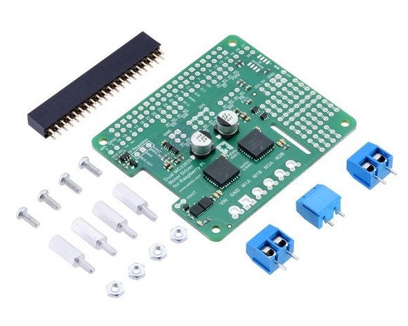 Dual MC33926 Motor Driver for Raspberry Pi (Partial Kit) Pololu 2755