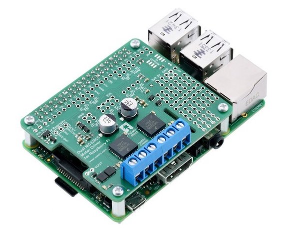 Dual MC33926 Motor Driver for Raspberry Pi (Partial Kit) Pololu 2755