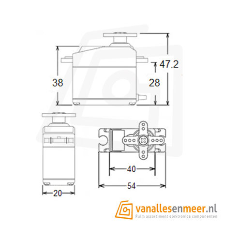 Servo MG995