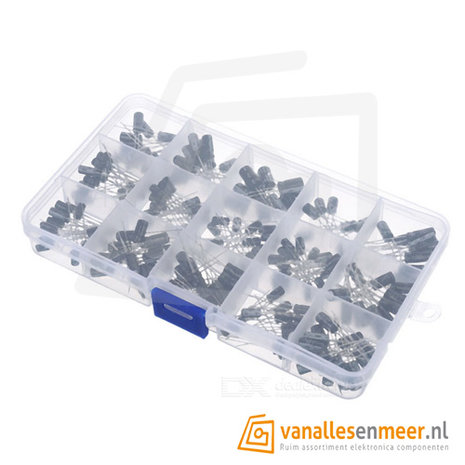 Condensatoren  Assortiment box 200 stuks