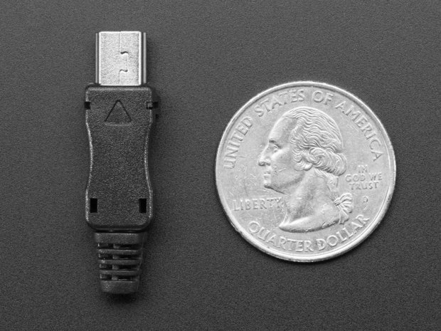 USB DIY Connector Shell - Type Mini-B Plug  Adafruit 1389