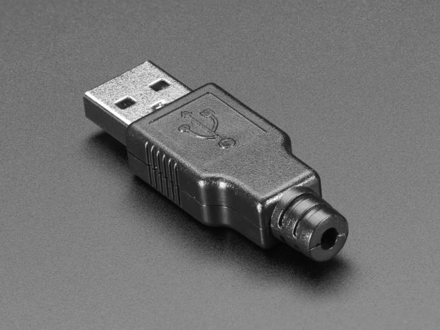 USB DIY Connector Shell - Type A Male Plug  Adafruit 1387