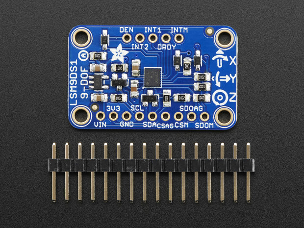 9-DOF Accel/Mag/Gyro+Temp Breakout Board - LSM9DS1 adafruit 3387