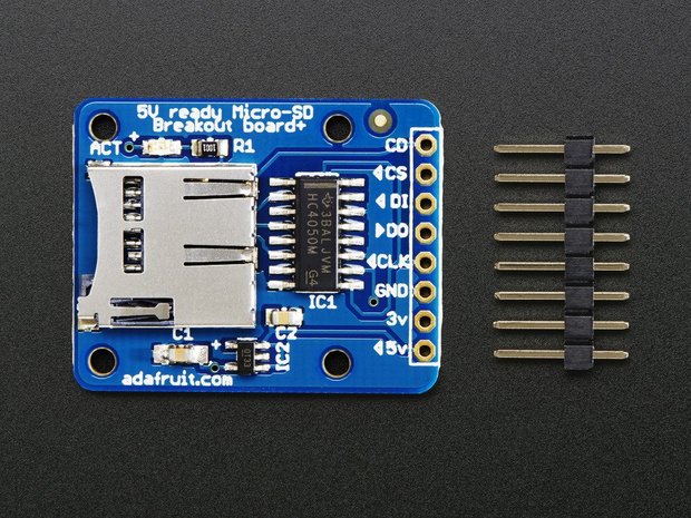 MicroSD card breakout board+ adafruit 254