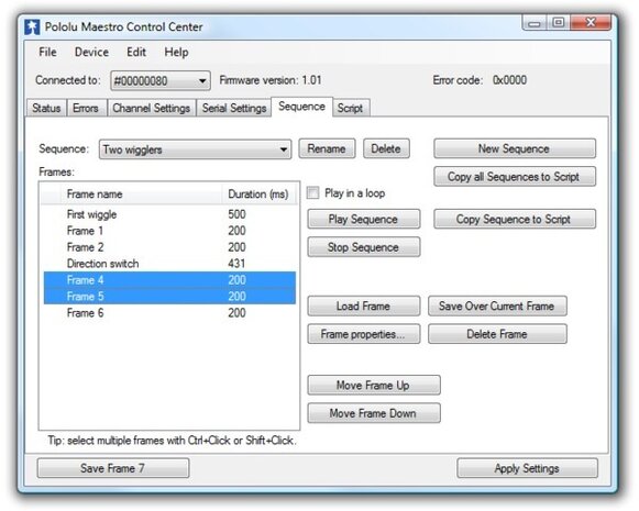 Mini Maestro 24-Channel USB Servo Controller (Partial Kit) Pololu 1357