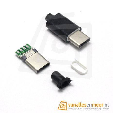 USB 3.1 Type C Mannelijke jack Plug