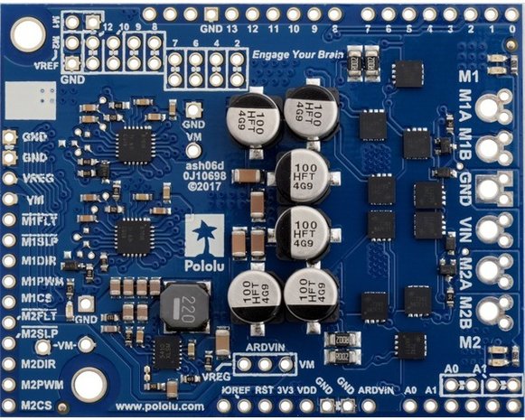 Dual G2 High-Power Motor Driver 24v14 Shield Pololu 2516