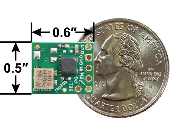 5V Step-Up/Down Voltage Regulator w/ Adjustable Low-Voltage Cutoff S9V11F5S6CMA  Pololu 2870