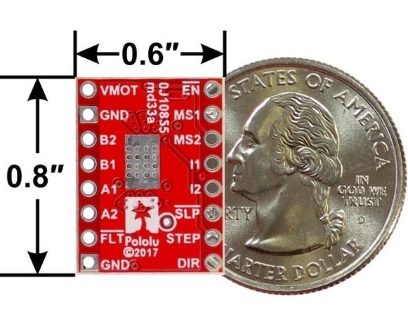 MP6500 Stepper Motor Driver Carrier, Potentiometer Current Control Pololu 2966