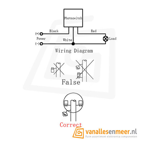 Dag / Nacht  schakelaar sensor AC 220V