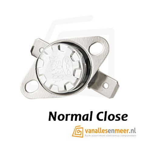 Thermostaat KSD301  40gr tot 170gr normal close