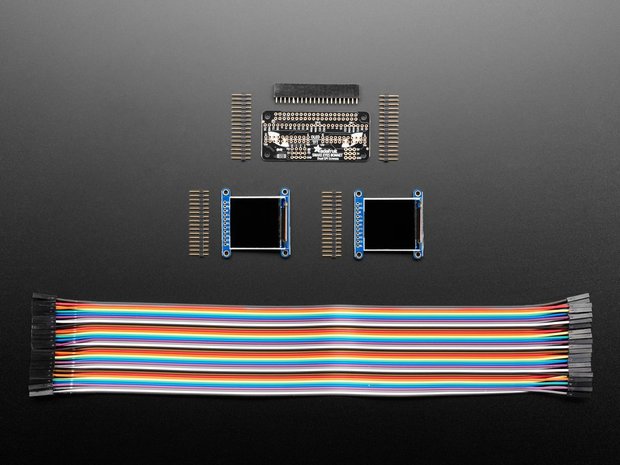  geanimeerde ogen Bonnet voor Raspberry Pi-pakket  Adafruit 3813