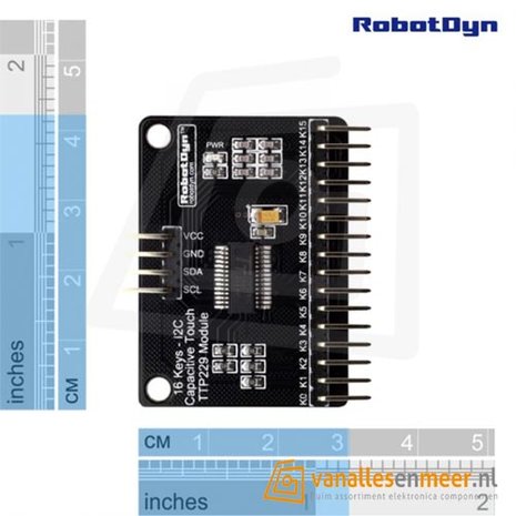 16 Keys Capacitive touch TTP229 I2C module