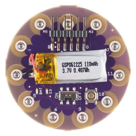 LilyPad Arduino SimpleSnap Sparkfun 10941