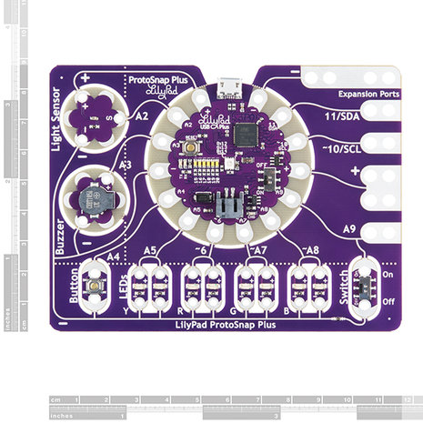 LilyPad ProtoSnap Plus Sparkfun 14346