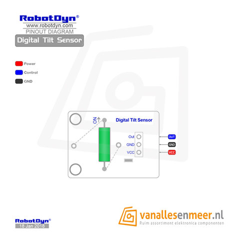 Digital Tilt Sensor RobotDyn