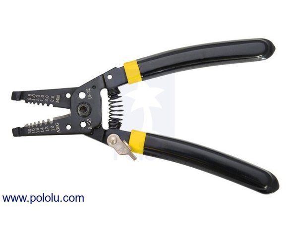 Wire Stripper 10-20 AWG Solid (12-22 AWG Stranded) Pololu 1922