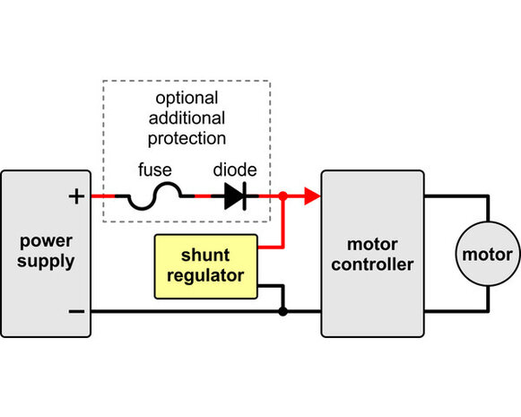 Shunt Regulator: 13.2V, 1.33Ω, 9W  Pololu 3770